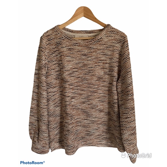 NWT LOFT Boucle Sweatshirt Sz L $54.50! - Picture 6 of 8